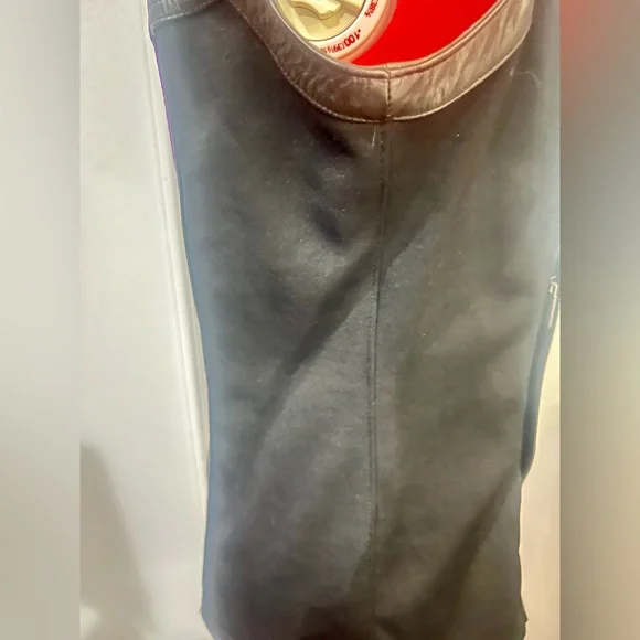 Harley-Davidson Black Leather Hoodie Vest with Colorful Patches Womens Small - Picture 6 of 10